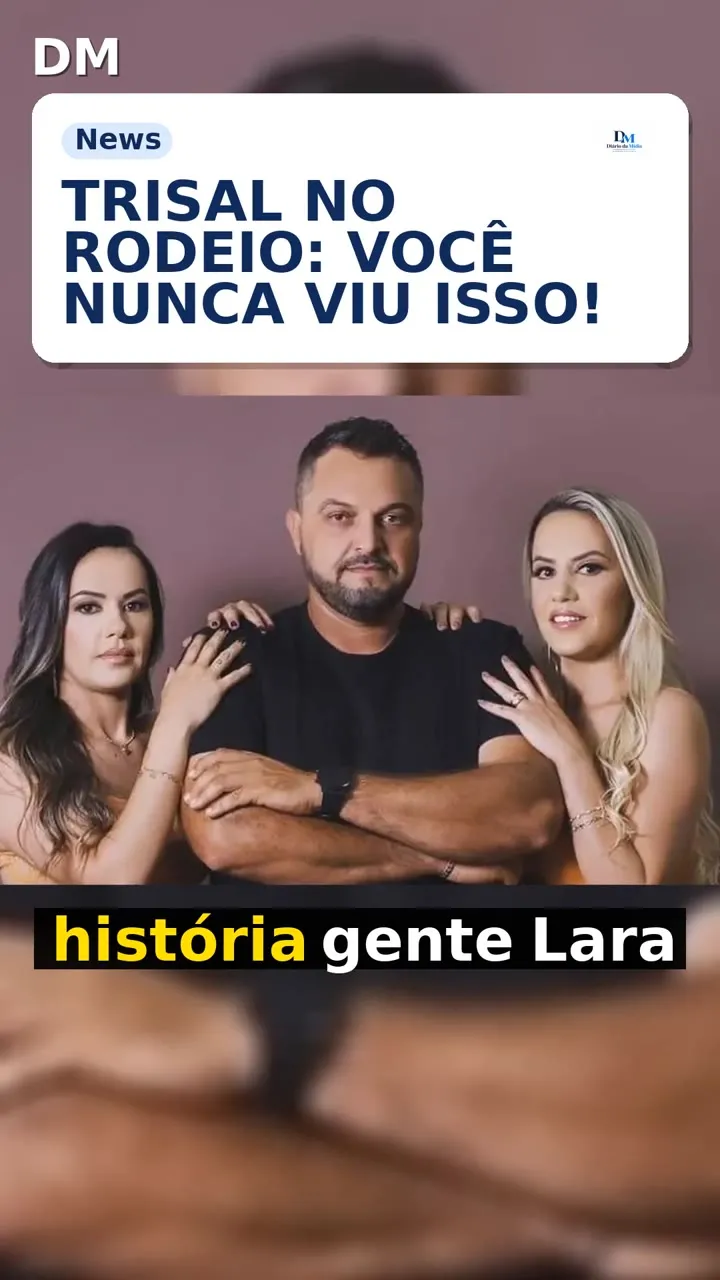Lara Rueda: rainha do rodeio vive em trisal com a irmã gêmea