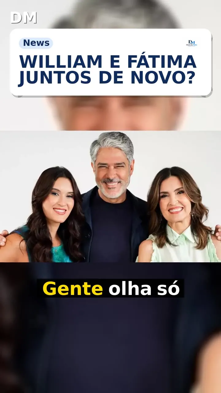 William Bonner e Fátima Bernardes reunidos na estreia do 'Cá Entre Nós'