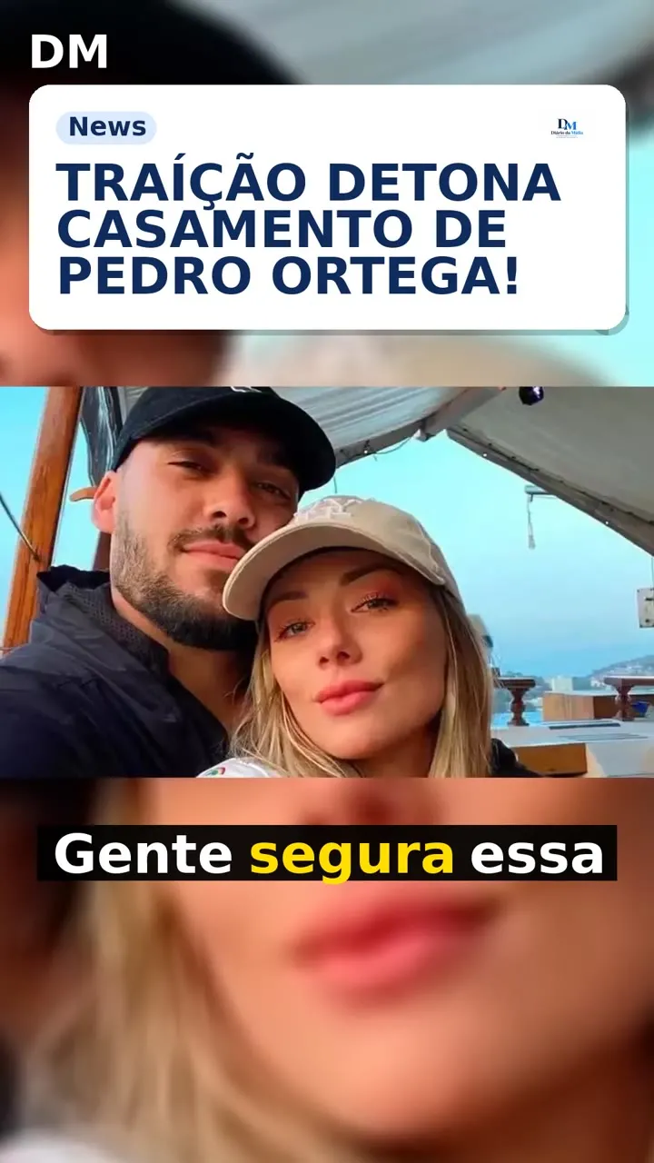 Pedro Ortega: fim do casamento após suposta traição