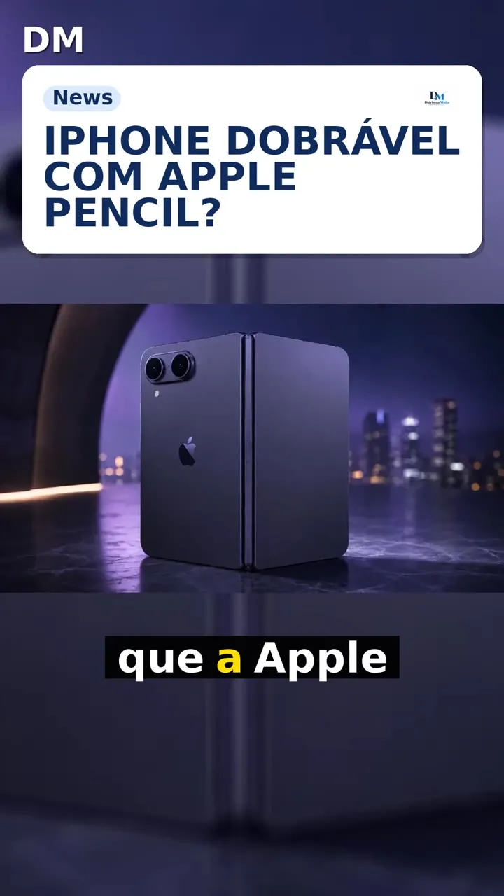 iPhone dobrável pode trazer suporte ao Apple Pencil