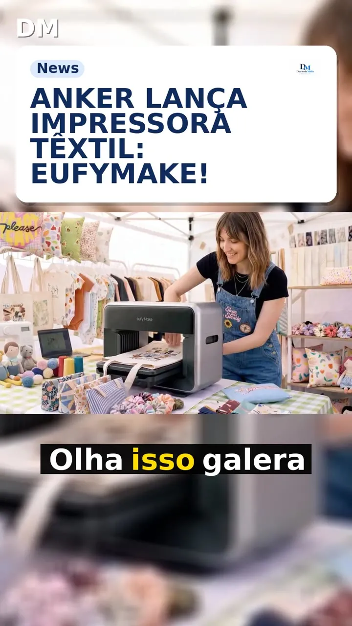 Anker revela EufyMake: impressora que imprime direto em tecido