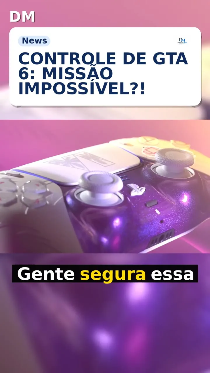 DualSense de GTA 6: edição limitada com "VI" por US$84,99