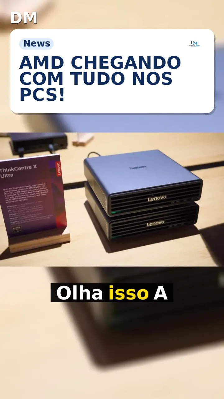AMD revela PCs Sundae com até 190GB de memória unificada