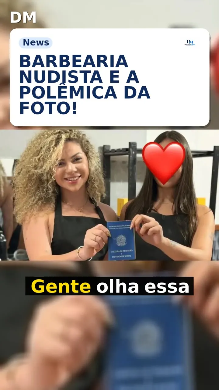 Daniella Motta: barbearia nudista fecha vaga de R$ 10 mil