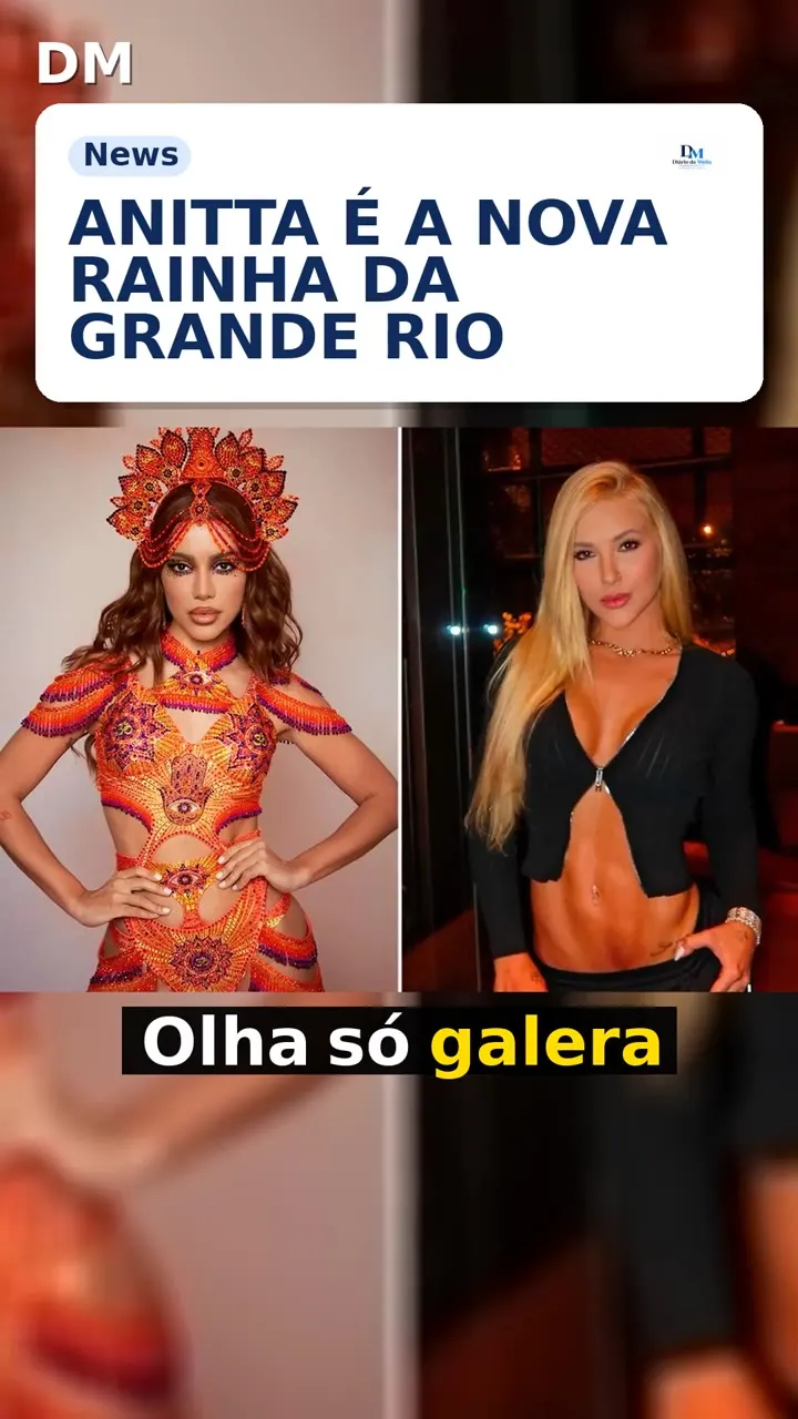 Anitta assume rainha da Grande Rio e internautas atacam Virginia Fonseca