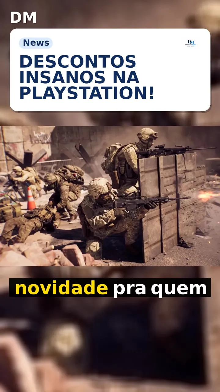 PlayStation: jogos de tiro têm até 90% de desconto na promoção