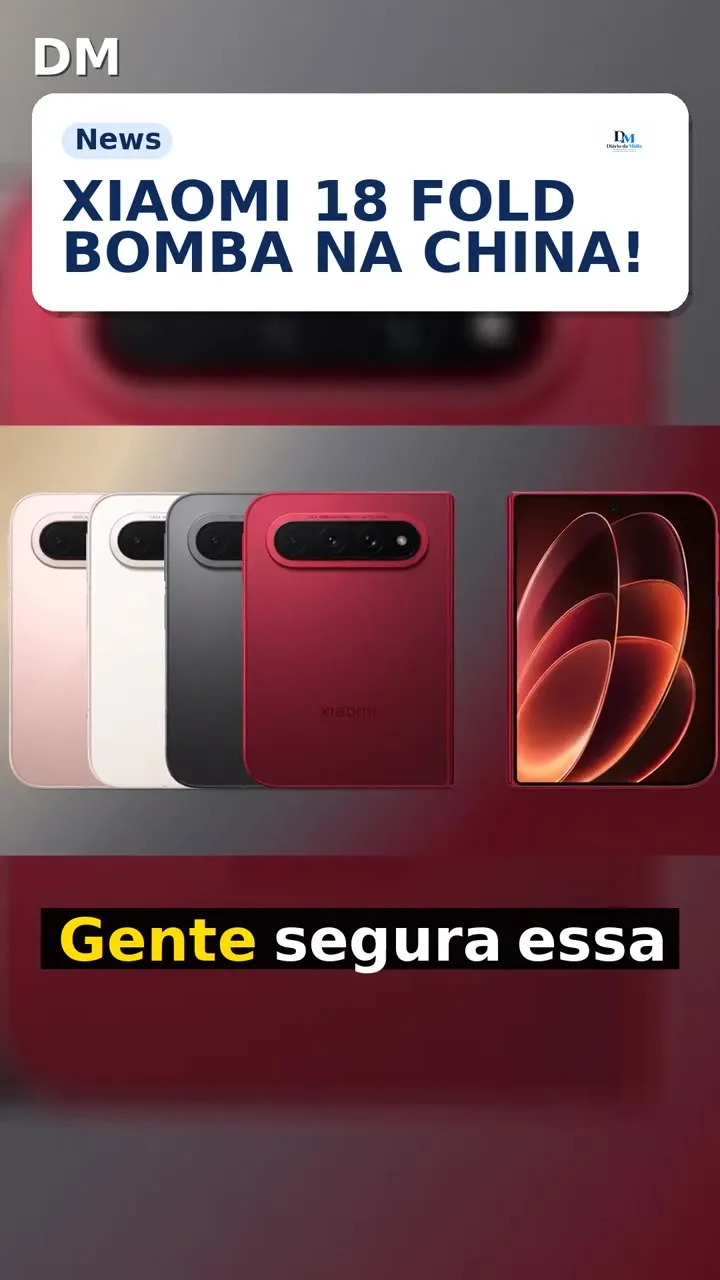 Xiaomi 18 Fold registra alta de 310% na primeira venda