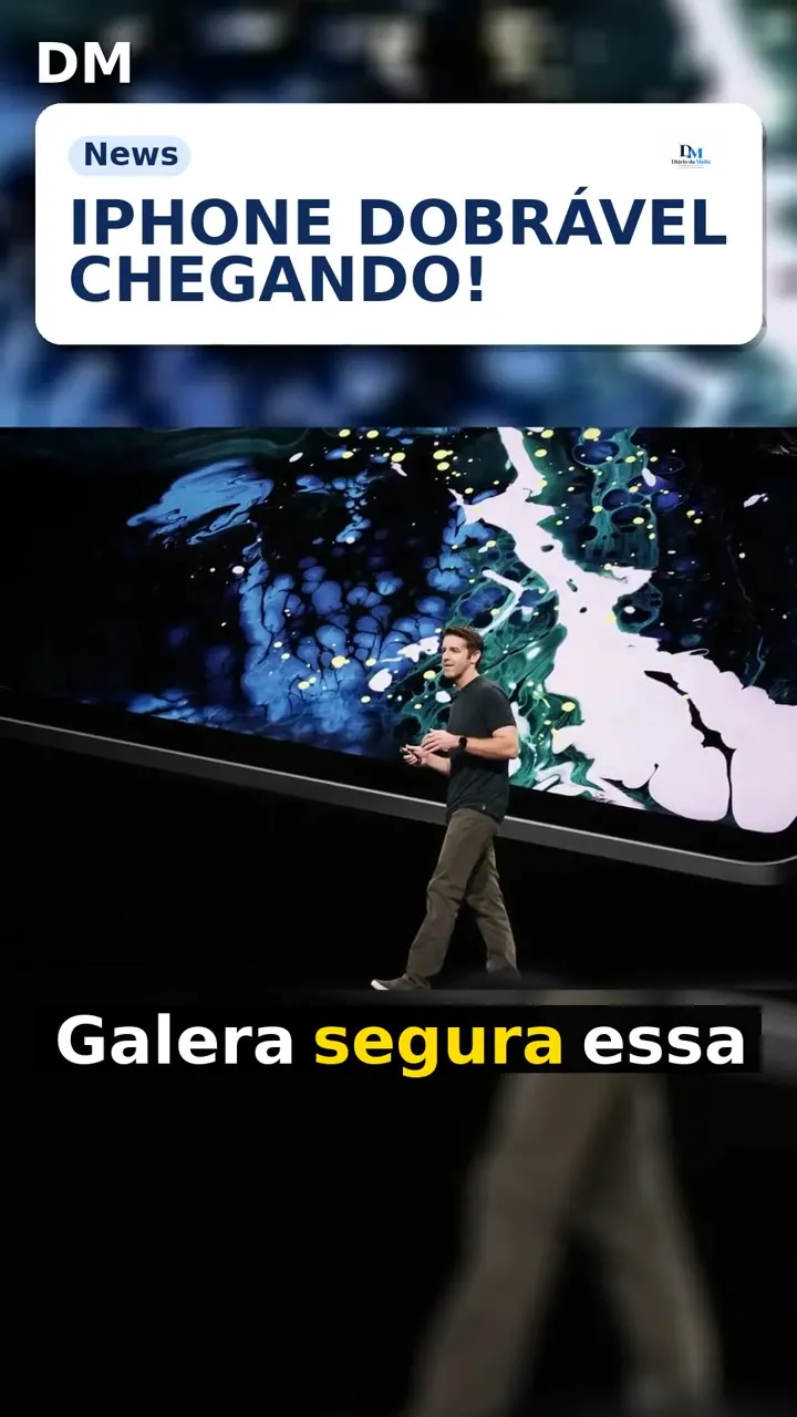 Apple: iPhone dobrável estreia e marca a era Ternus