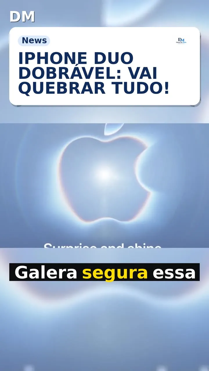 iPhone Duo: dobrável da Apple surge com preço estimado de US$ 2.000
