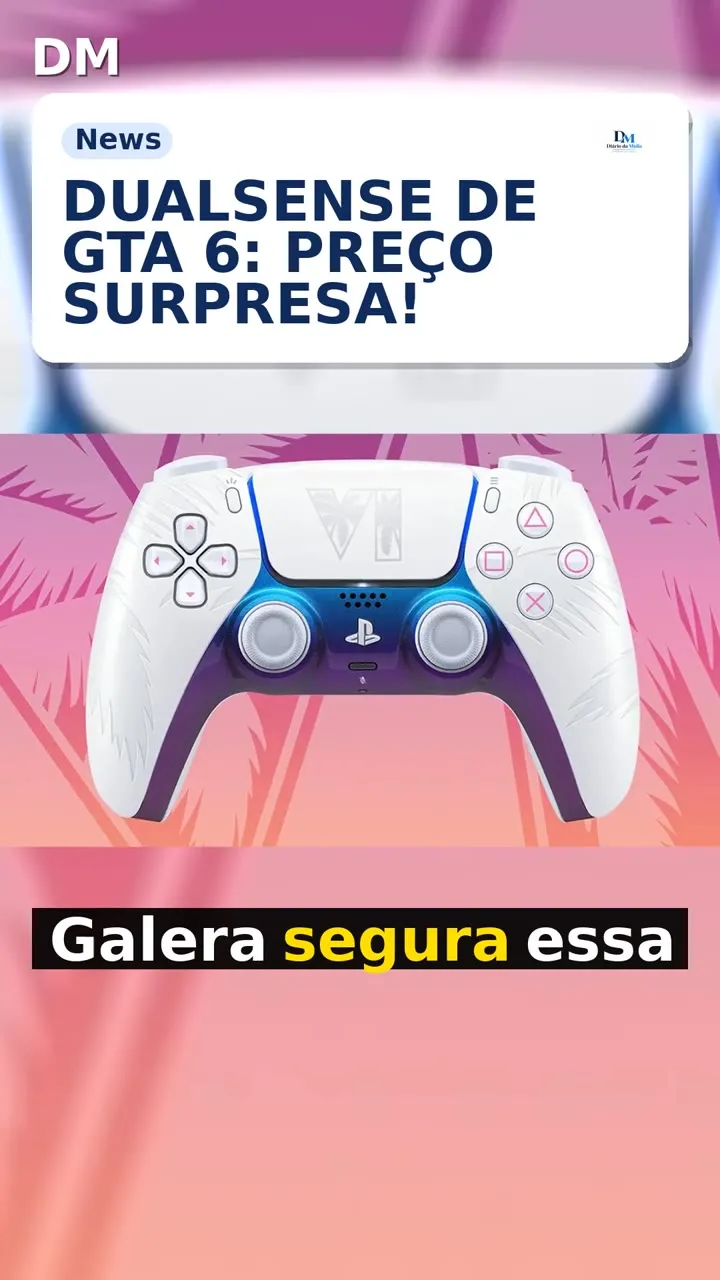 DualSense de GTA 6: cambistas revendem controle por US$ 140