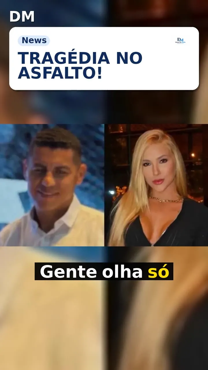 Rogério Camilo Ramos e Paulla Regina Rodarte: casal morre em acidente de moto