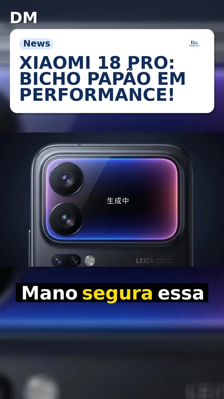 Xiaomi 18 Pro aparece com Snapdragon 8 Gen 6 "Super Supreme" e 16 GB de RAM