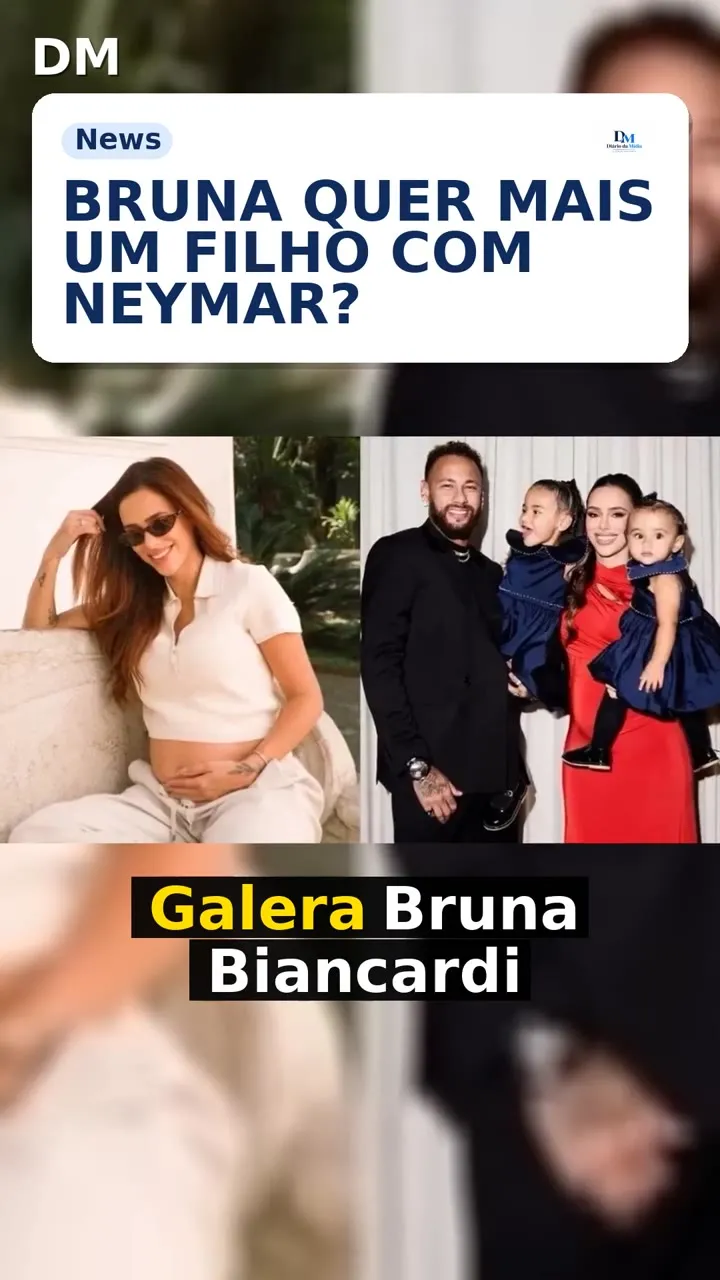 Bruna Biancardi quer outro filho com Neymar após teste do colar