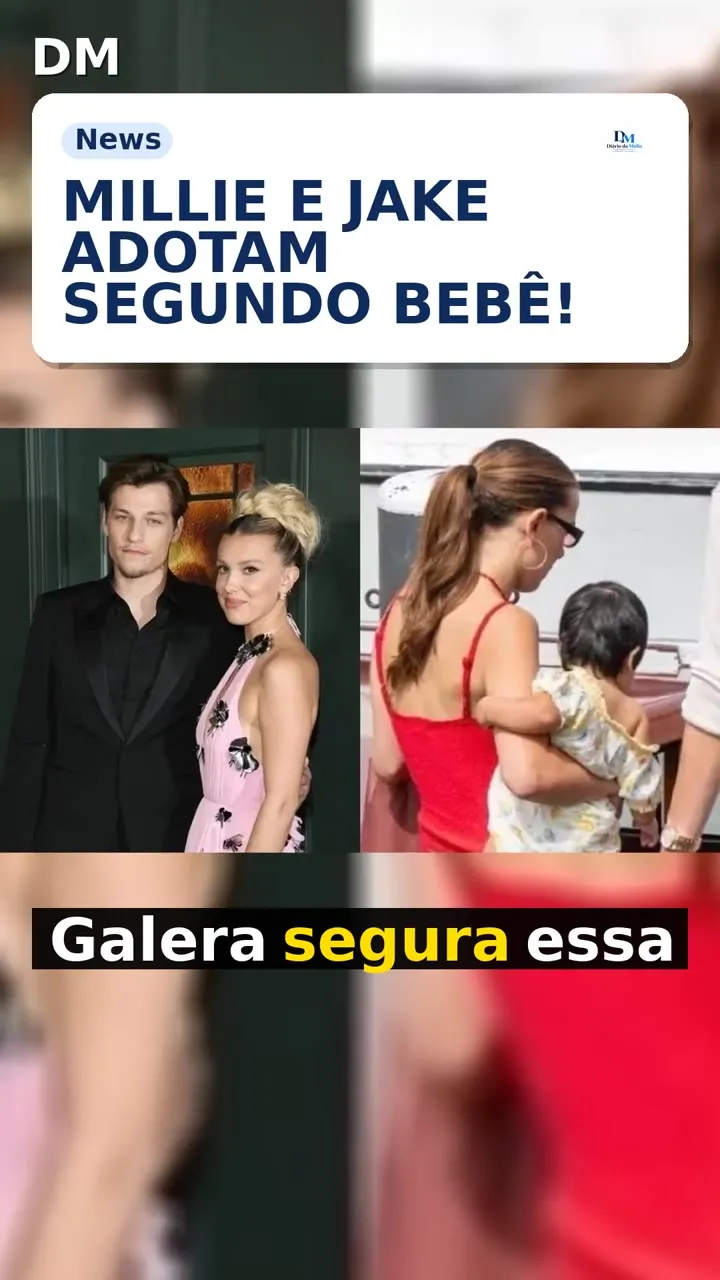 Millie Bobby Brown e Jake Bongiovi adotam segundo bebê