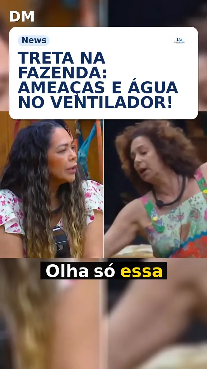 A Fazenda 18: Darlin Ferrattry ameaça Giovanna Gold após público mantê-la