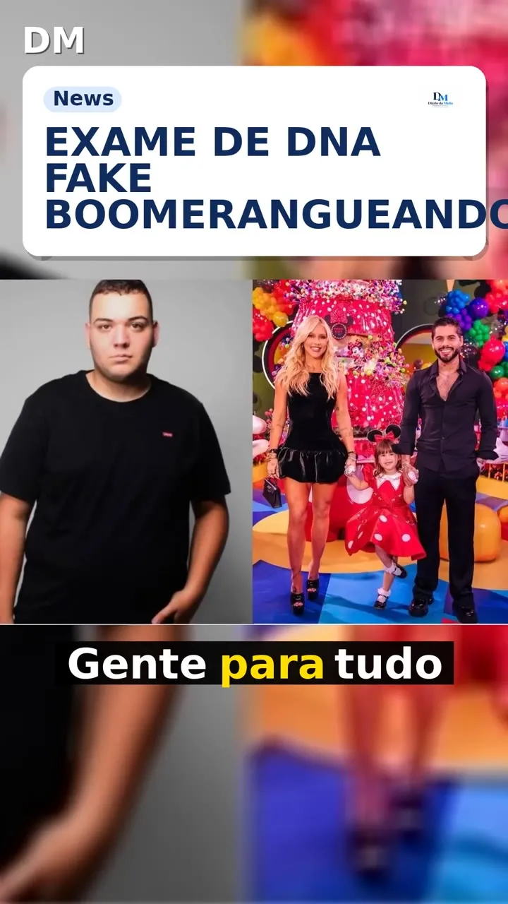 Marduzinn divulga falso exame de DNA sobre filha de Virgínia