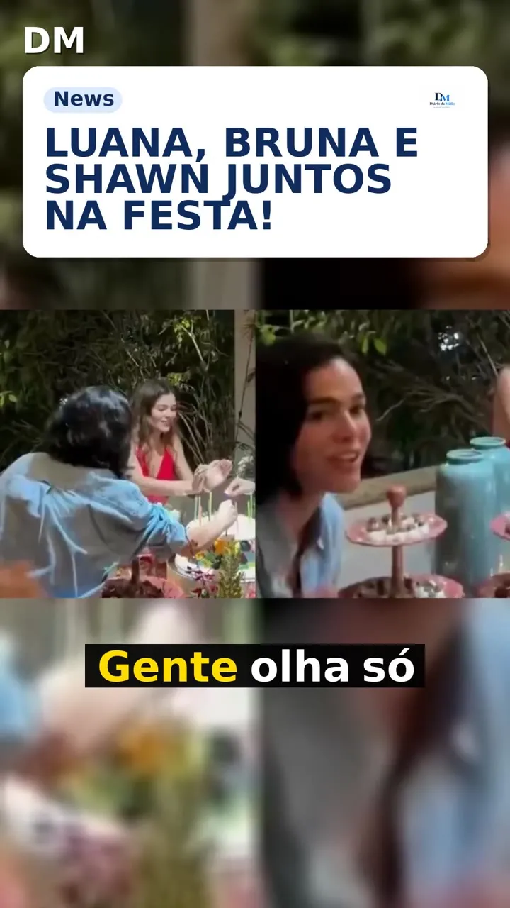Luana Marquezine celebra 24 anos com Bruna e Shawn Mendes