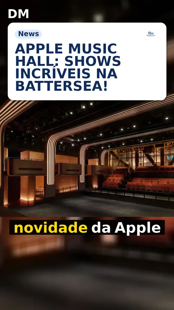 Apple Music Hall abre com sistema de 48 alto‑falantes
