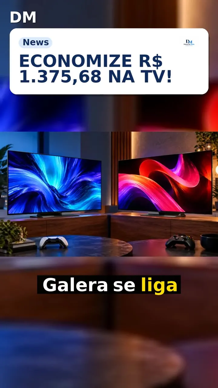 Samsung S85H: OLED 55″ com R$ 1.375,68 a menos que LG C6