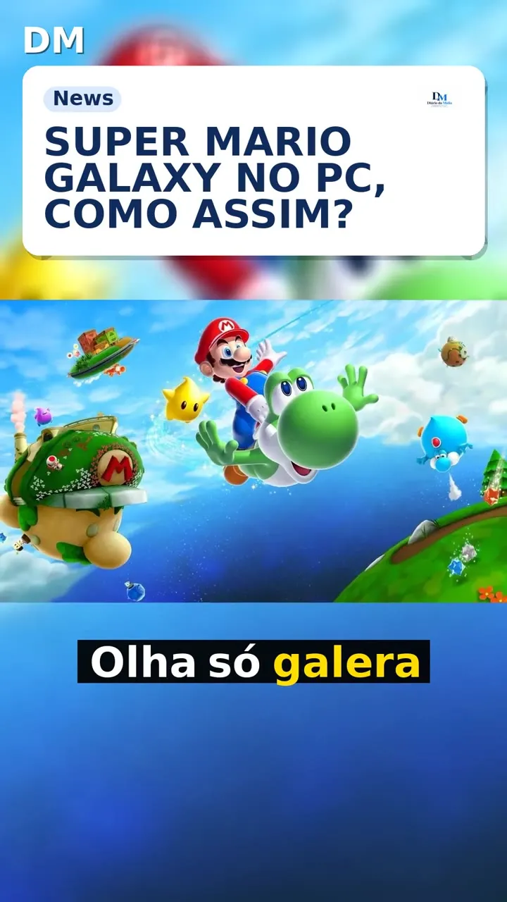 Super Mario Galaxy vira port nativo para PC após descompilação