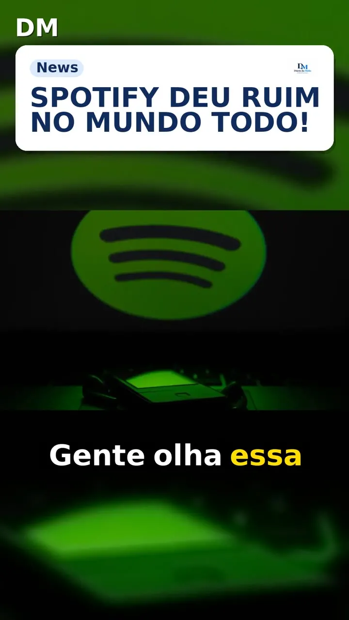 Spotify: 3,5 mil relatos de falha deixam app sem reprodução