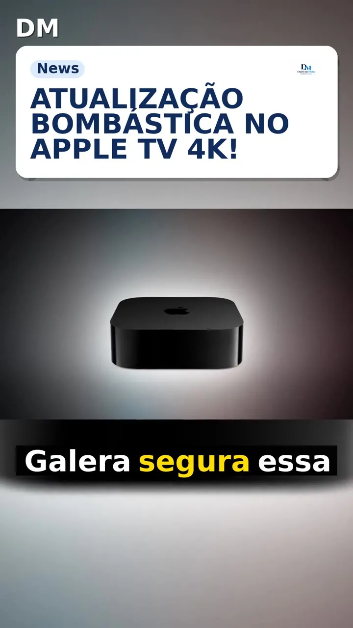 Apple TV 4K: termo "ou posterior" em suporte indica novo modelo