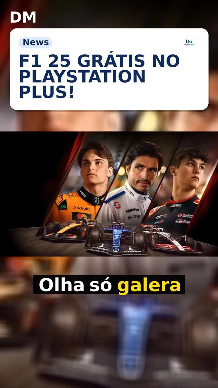 PlayStation Plus entrega F1 25 e trio de jogos grátis