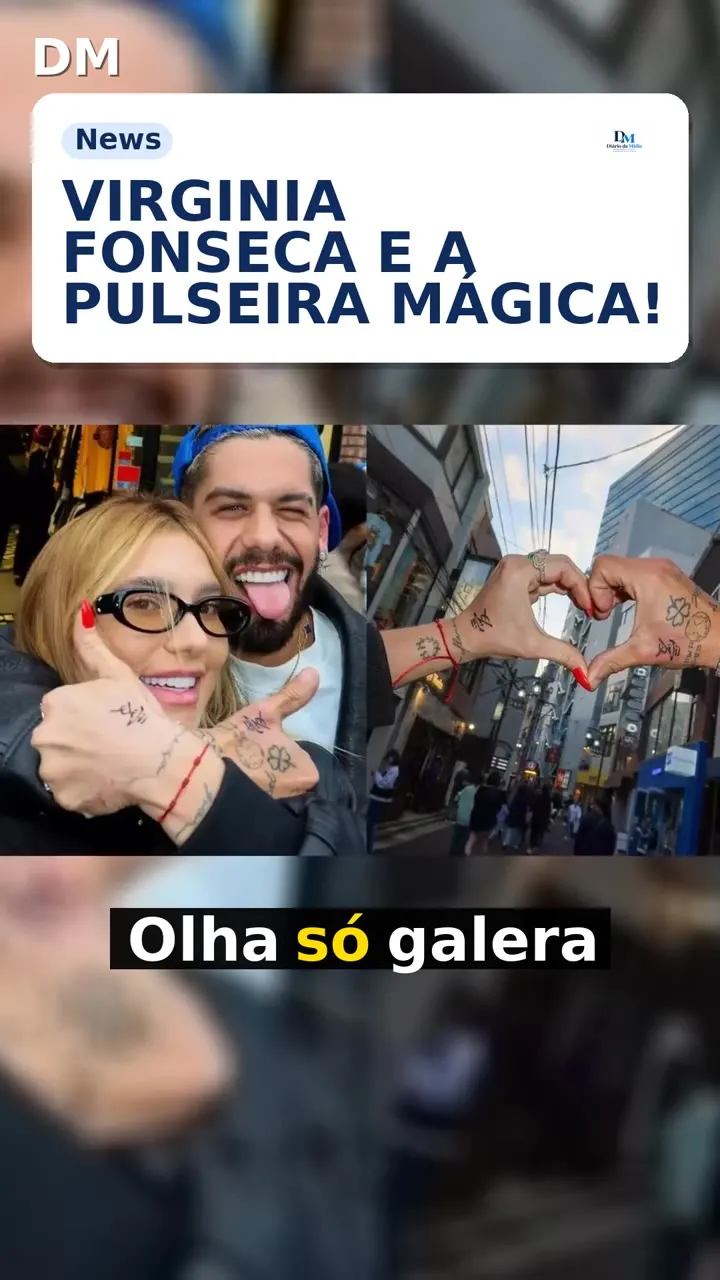 Virginia Fonseca exibe pulseira de sete nós ligada à proteção