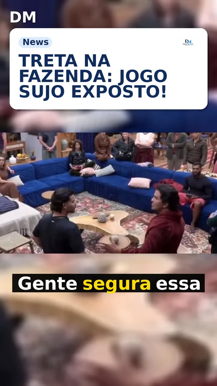 A Fazenda: briga entre Daniel Erthal e Jottapê expõe jogo sujo