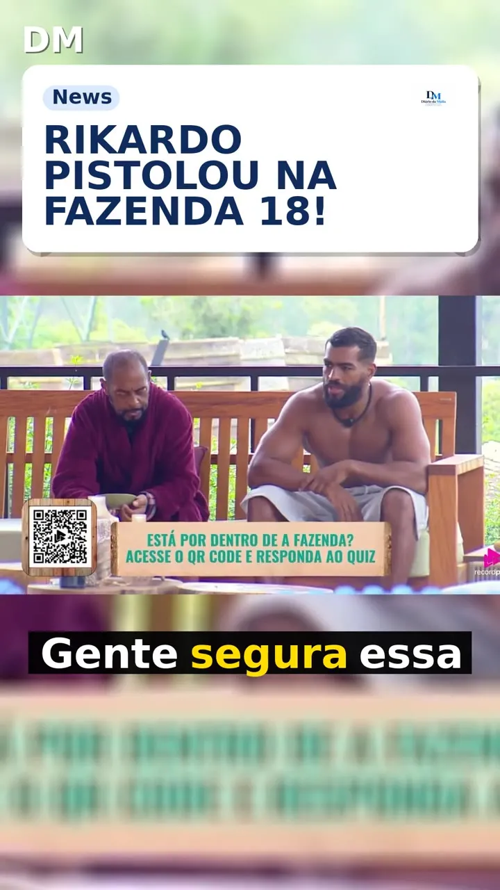 A Fazenda: Rikardo detona peões após Thaíde parar na Roça