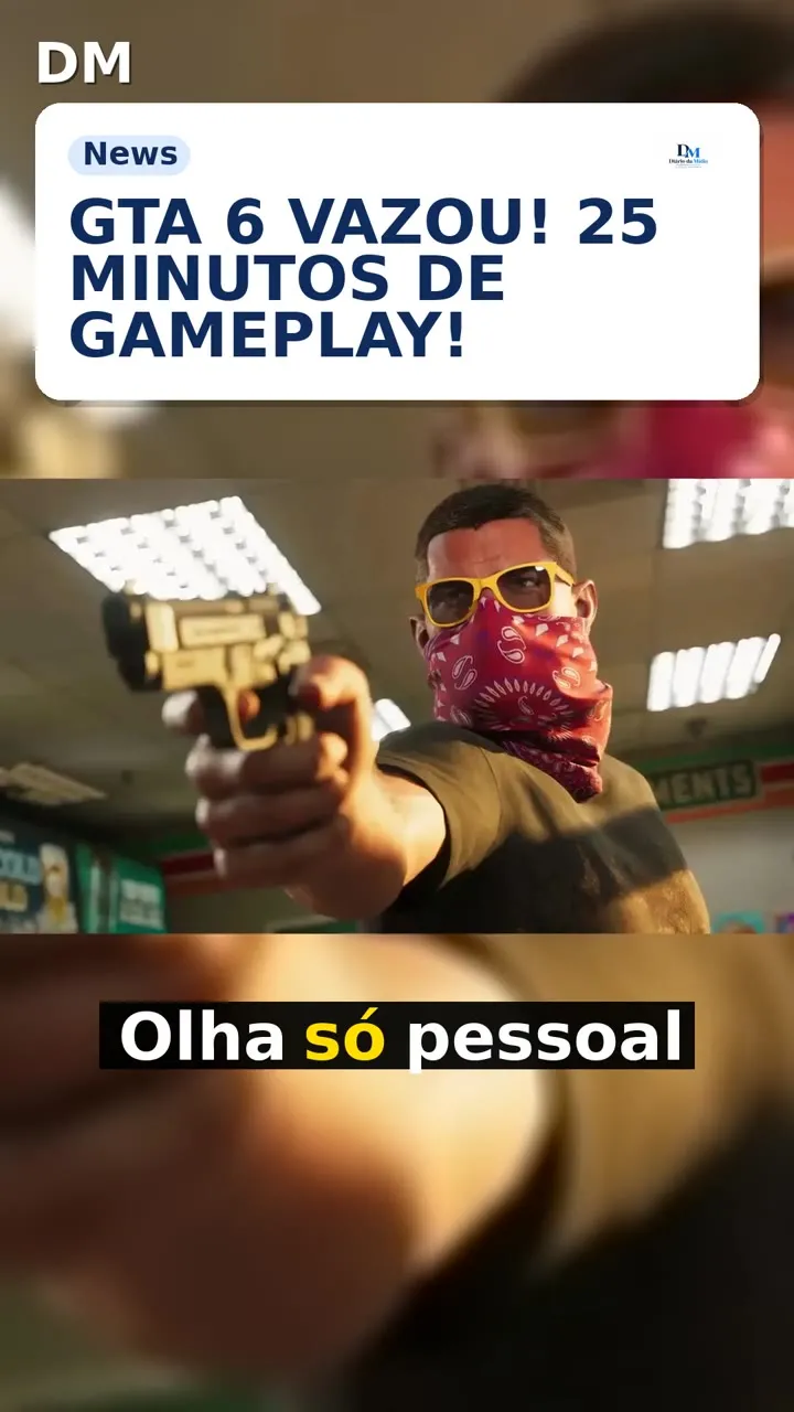 GTA 6: 25 minutos de gameplay vazados expõem Jason e Lucia