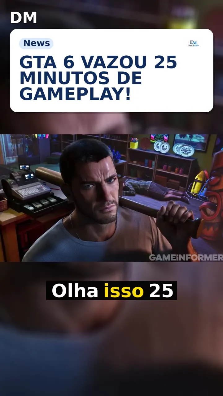 GTA 6: vazamento com 25 minutos de gameplay reaparece