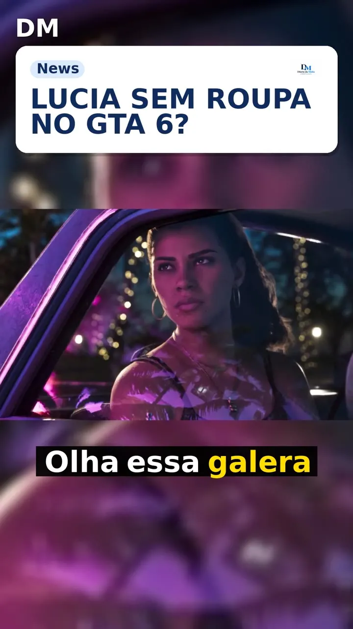 GTA 6: Lucia surge em figurino mínimo em vazamento