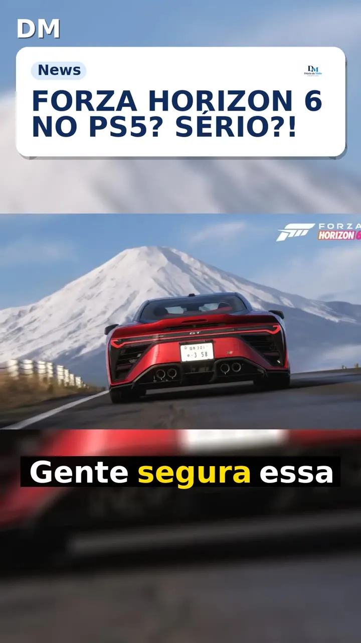 Forza Horizon 6 no PS5: disco físico surge e preços aparecem