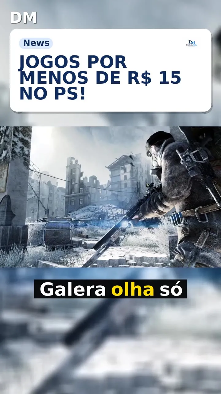 PlayStation: jogos por menos de R$ 15 na PS Store