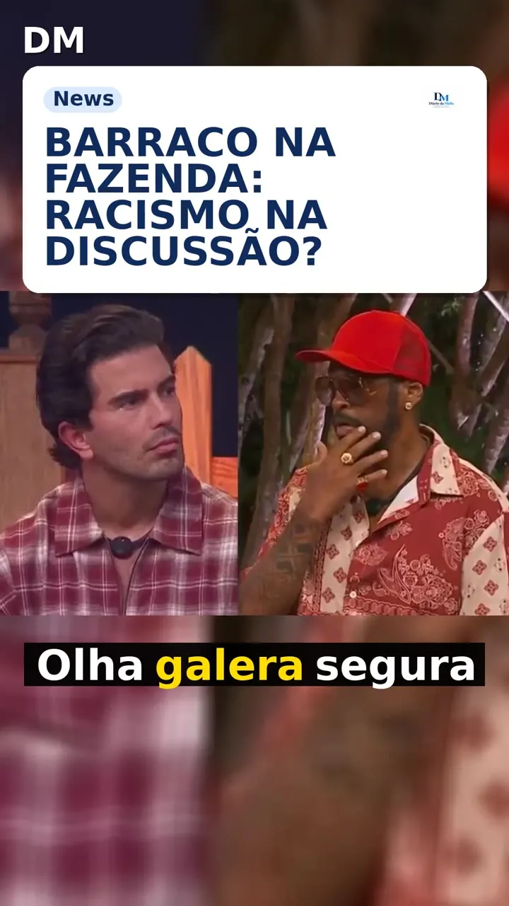 A Fazenda 18: Thaíde acusa Alfredo de racismo por chamá‑lo de "bandido"