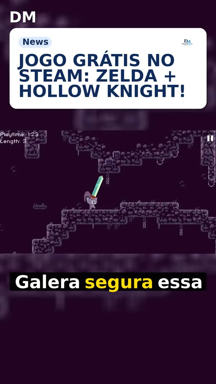 Hollow Knight inspira jogo gratuito no Steam com clima de Zelda
