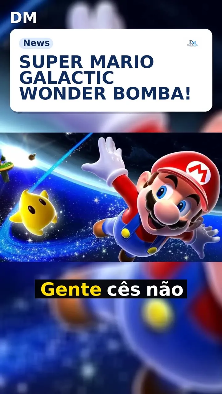 Super Mario Galactic Wonder parece o melhor Mario em anos