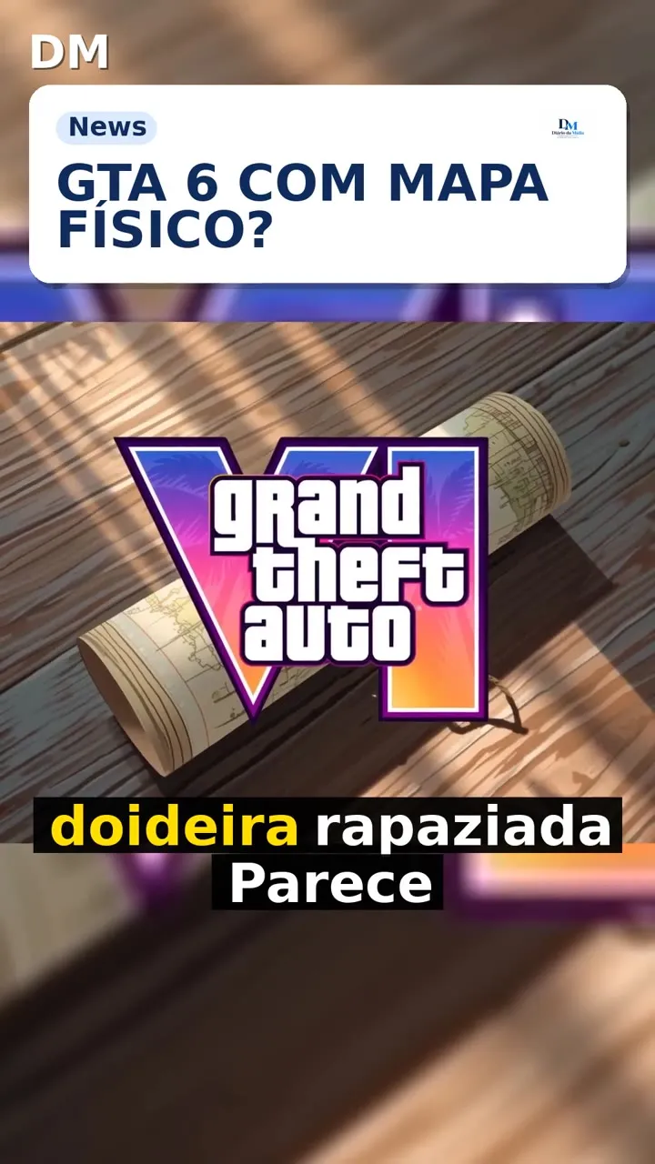 GTA 6: mapa físico pode acompanhar pré-venda na GameStop