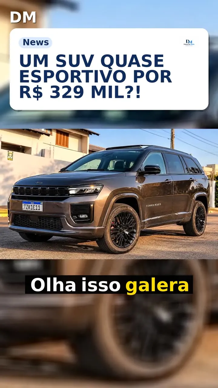 Jeep Commander Blackhawk: performance esportiva por R$ 329.990