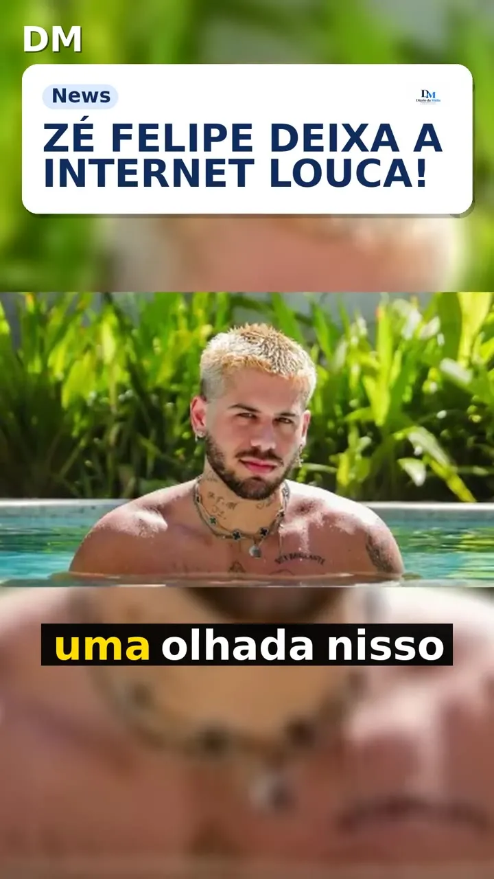 Zé Felipe exibe tanquinho no espelho pós-banho e viraliza