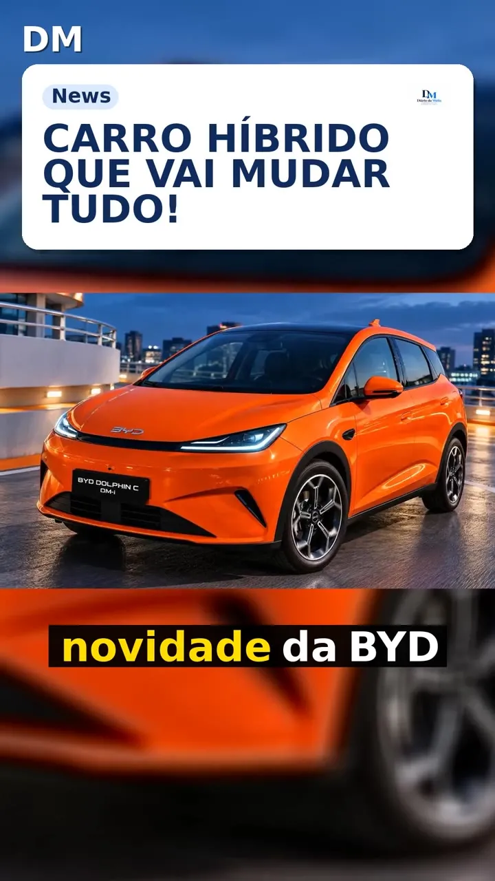 BYD Dolphin G DM-i: híbrido plug-in com até 212 cv e 105 km de autonomia elétrica