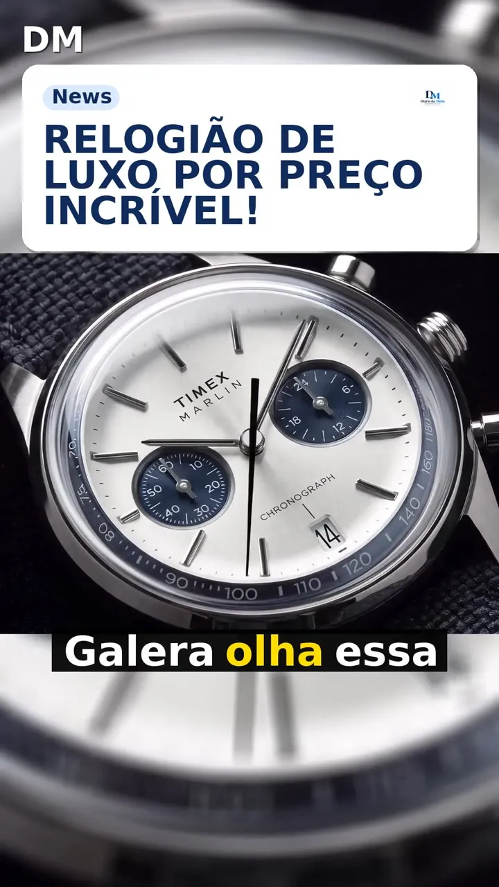 Timex Marlin Jet Chronograph chega aos EUA por US$279