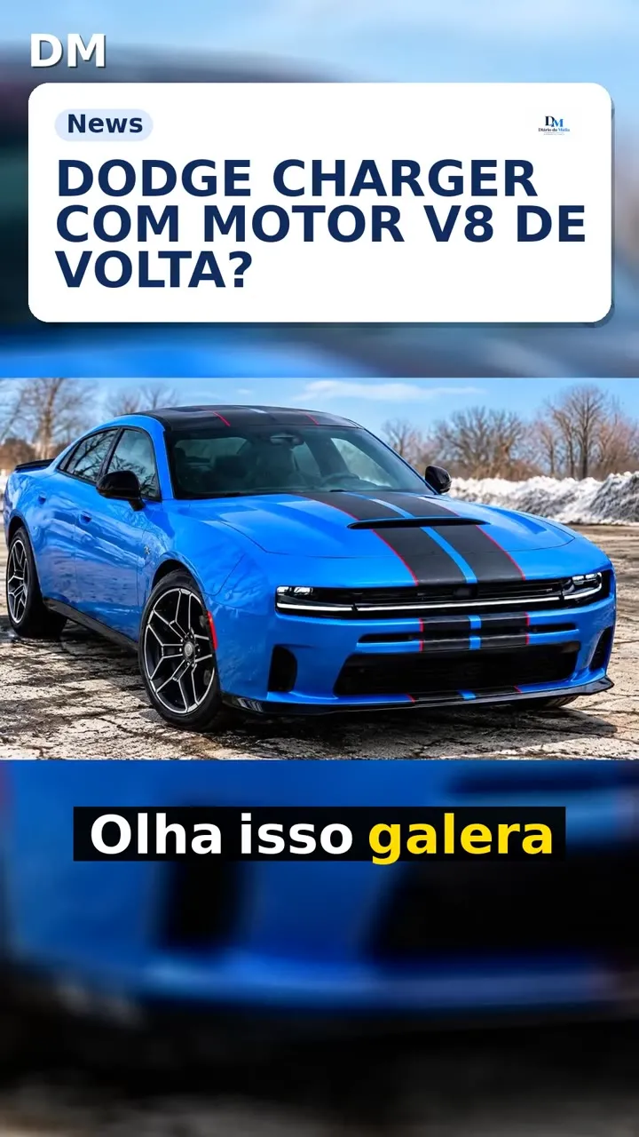 Dodge Charger pode ganhar Hellcat V8 com plano para 12 mil unidades/ano