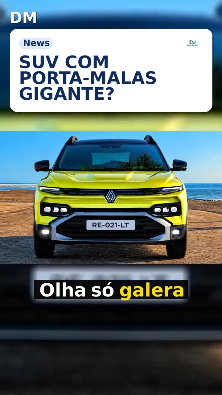 Renault Kiger: desenho registrado no Brasil com 405 litros