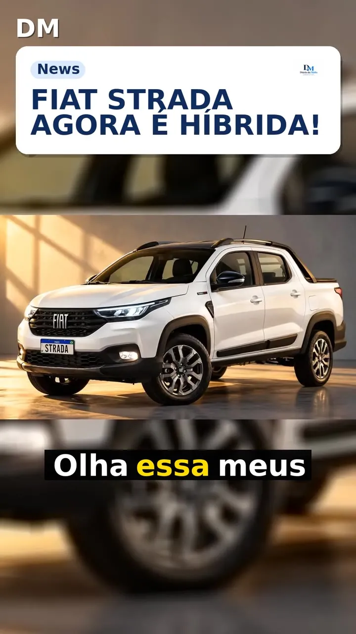 Fiat Strada: versão híbrida leve com 125 cv confirmada