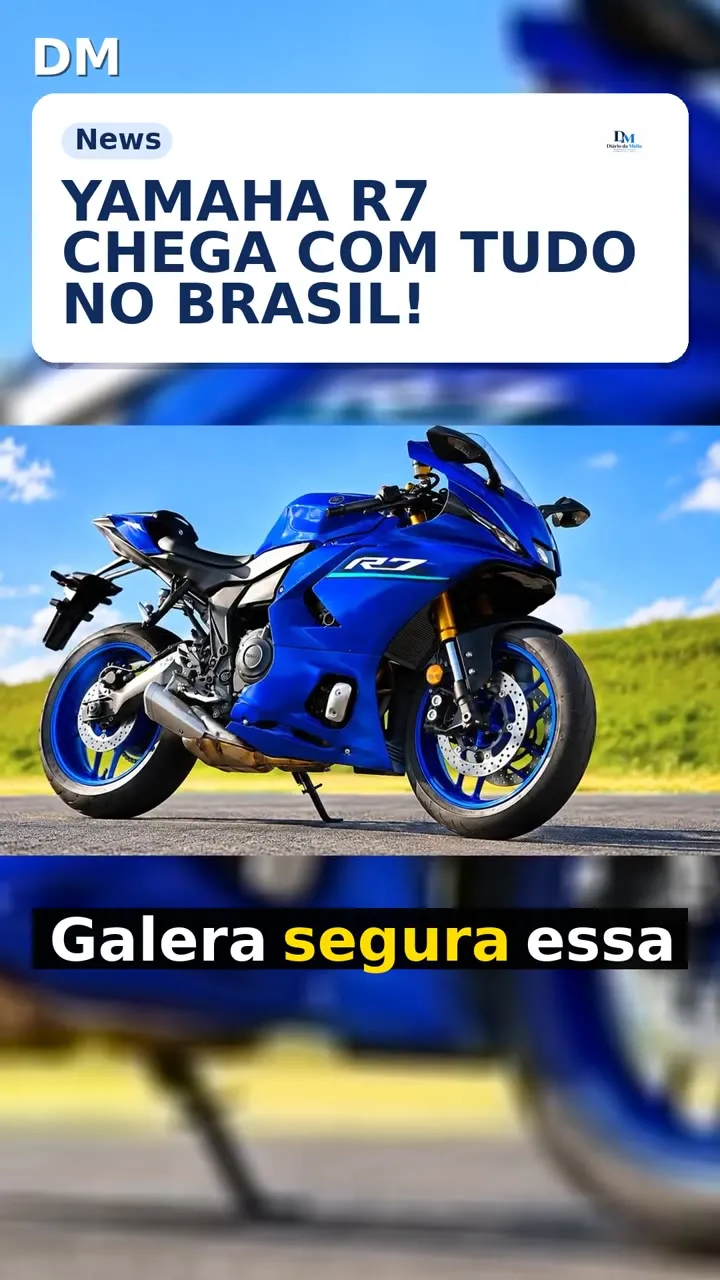 Yamaha R7 chega ao Brasil com preço inicial de R$ 60.690