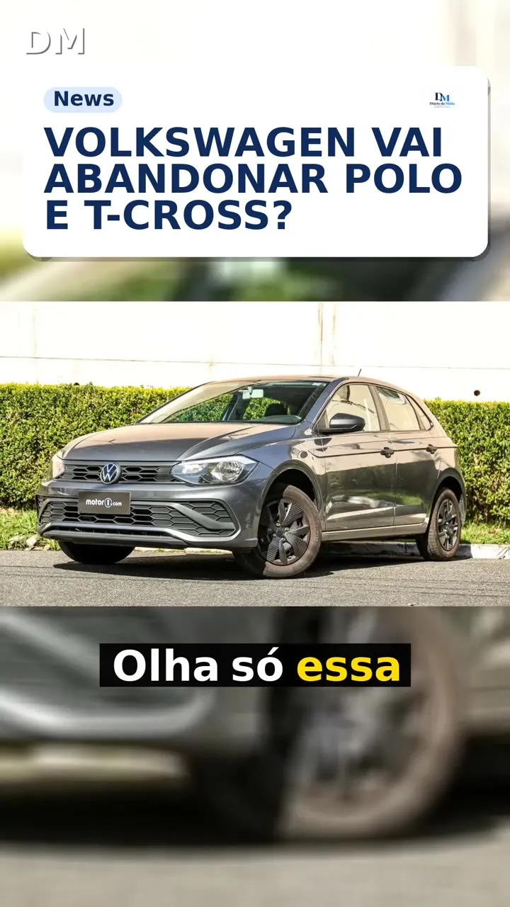 Volkswagen reduz gama e afasta Polo e T‑Cross para os elétricos