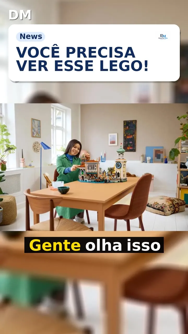 LEGO Icons Bairro de Veneza: 5.682 peças em diorama monumental