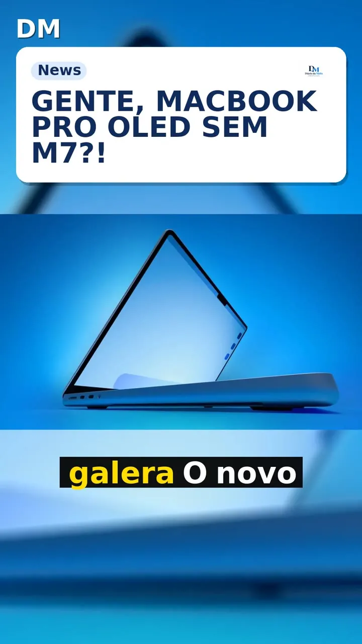 OLED MacBook Pro adia M7 e segue com M5 Pro/Max